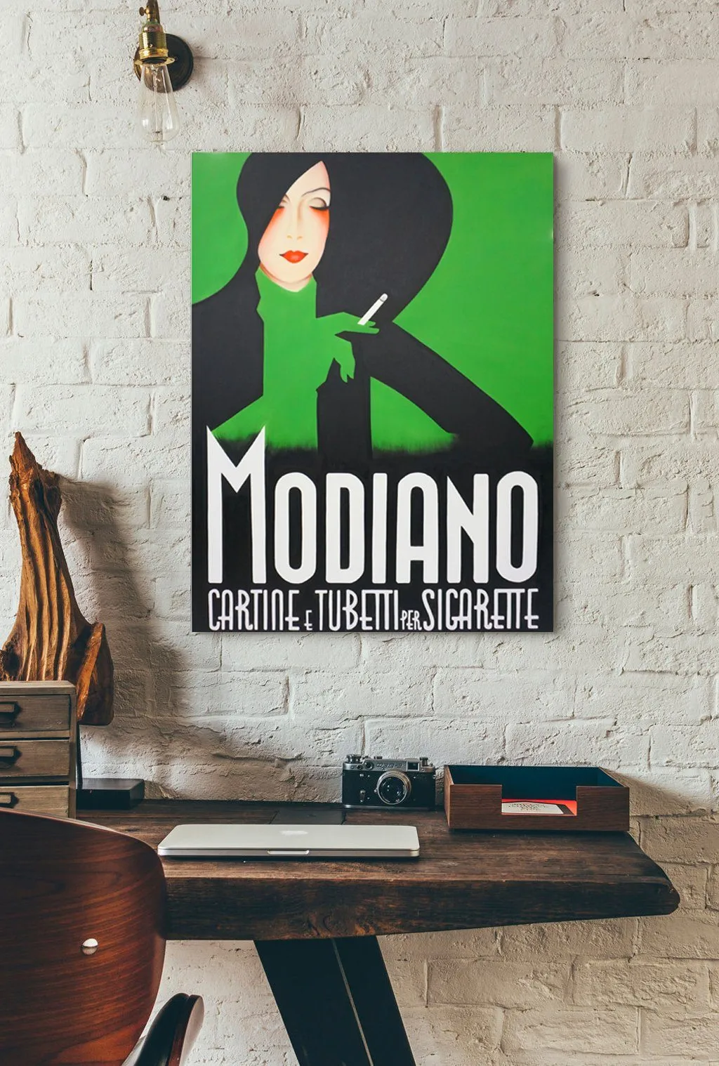 100% handmade Vintage Poster MODIANO 36x48Inch (90x120cm)