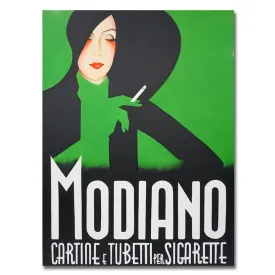 100% handmade Vintage Poster MODIANO 36x48Inch (90x120cm)