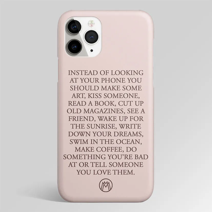 11 Things To Do Matte Case Phone Cover