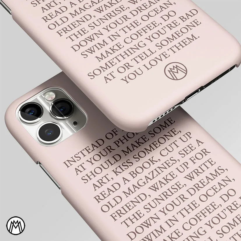 11 Things To Do Matte Case Phone Cover