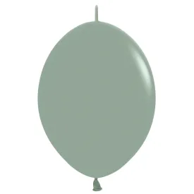 12 inch SEMPERTEX LINK-O-LOON - PASTEL DUSK LAUREL GREEN