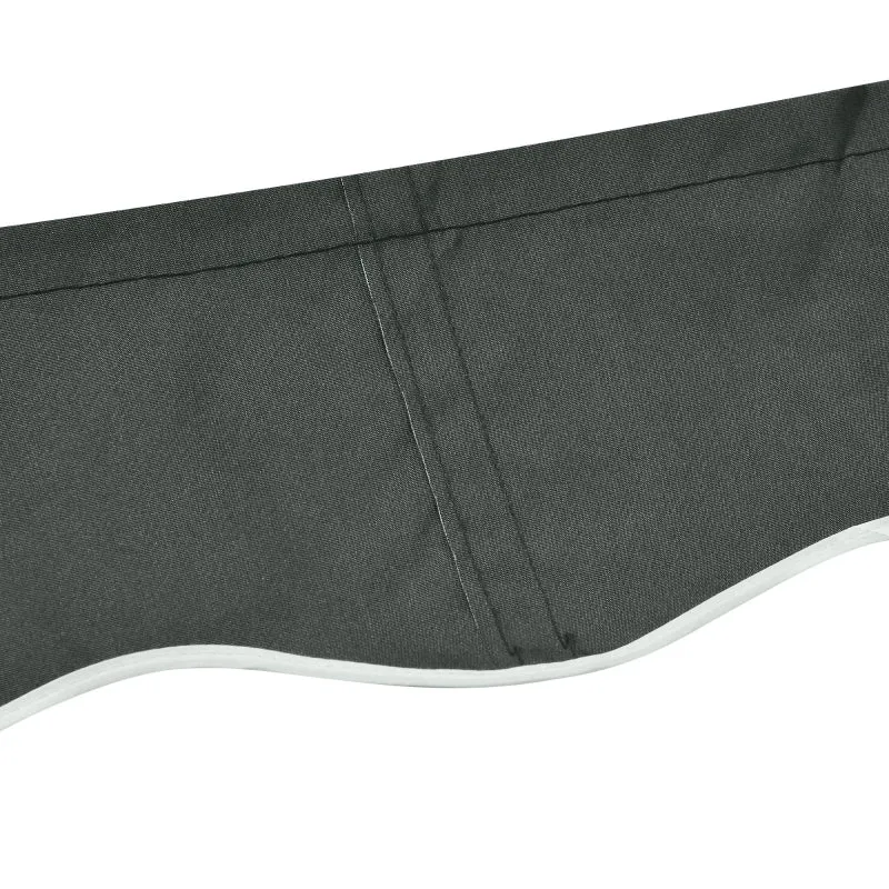 13' x 8' Retractable Awning Fabric Replacement - Gray