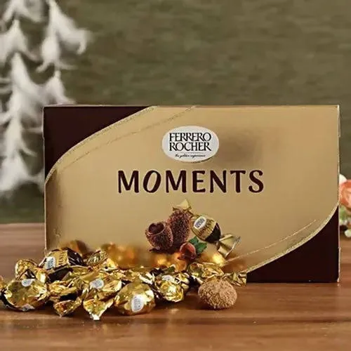 2 Stone Work Rakhis and Ferrero Rocher Moments Pack
