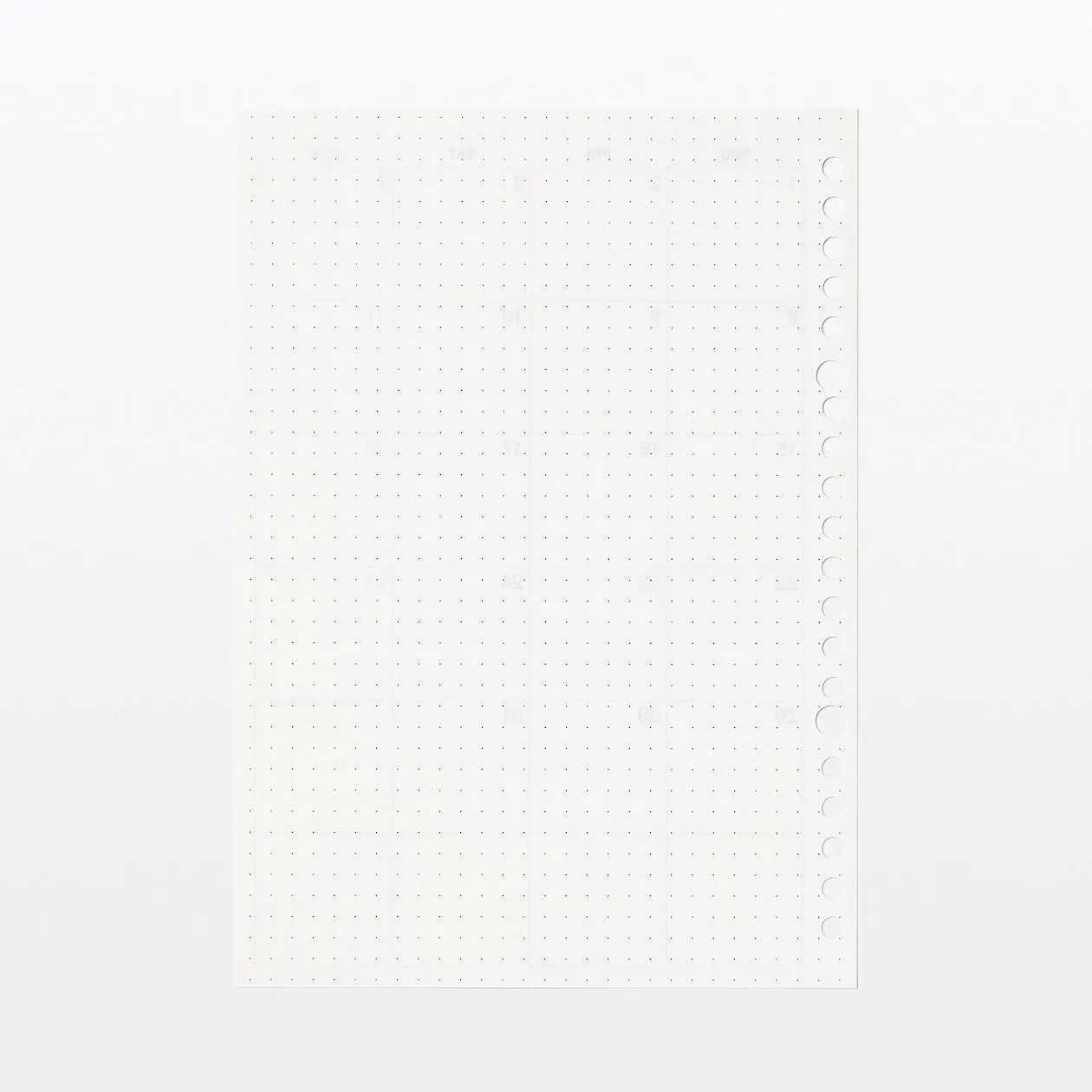 2025 Loose Leaf Paper Refill - Monthly Planner