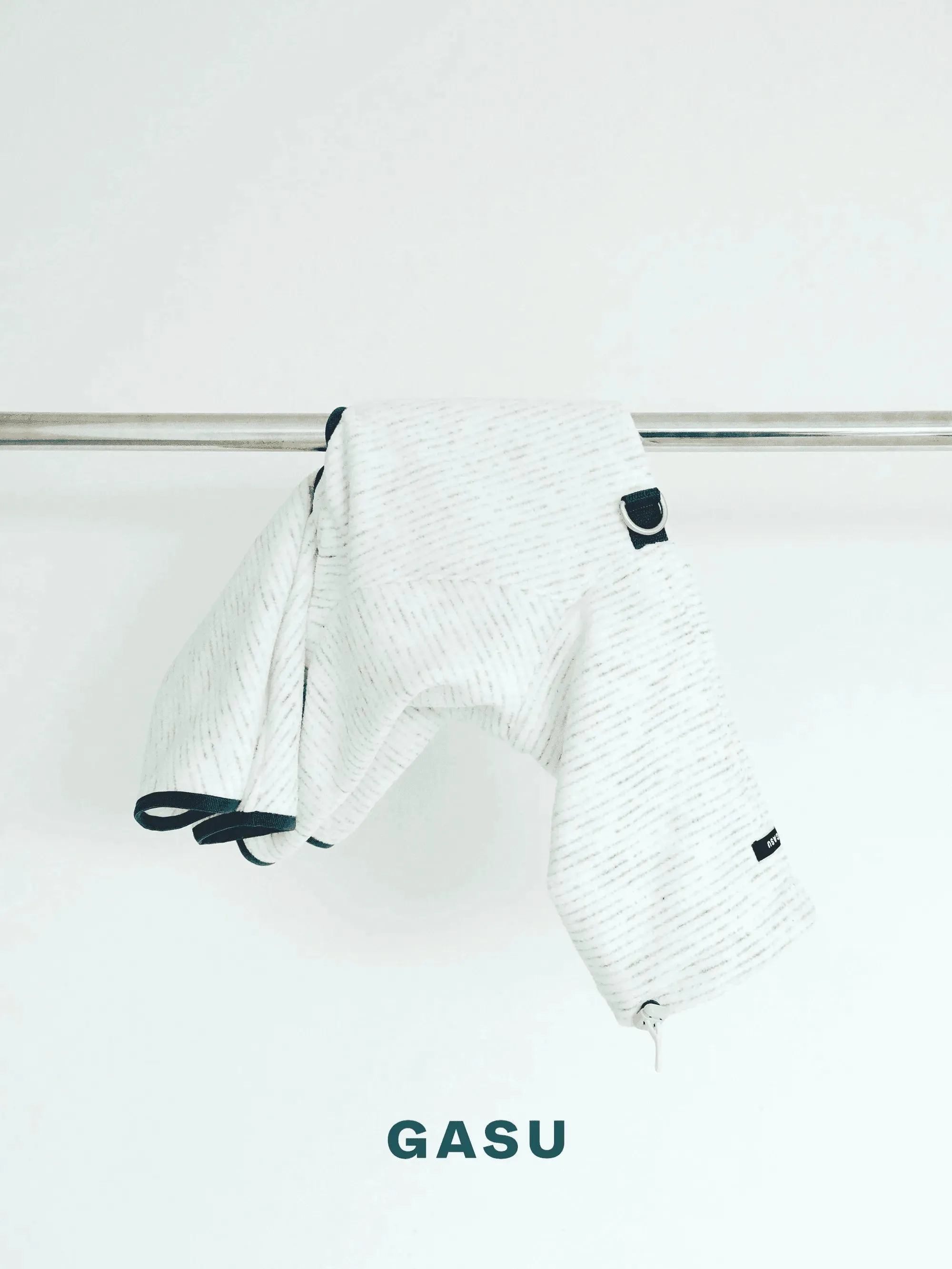 Adjustable 4-Leg Anti-static Fleece Dog Jumpsuit | White