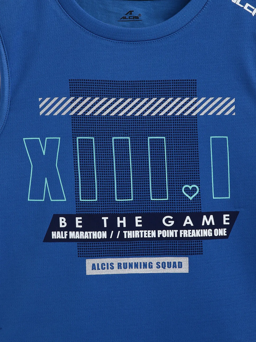 ALCIS Boys Printed Blue T-Shirt
