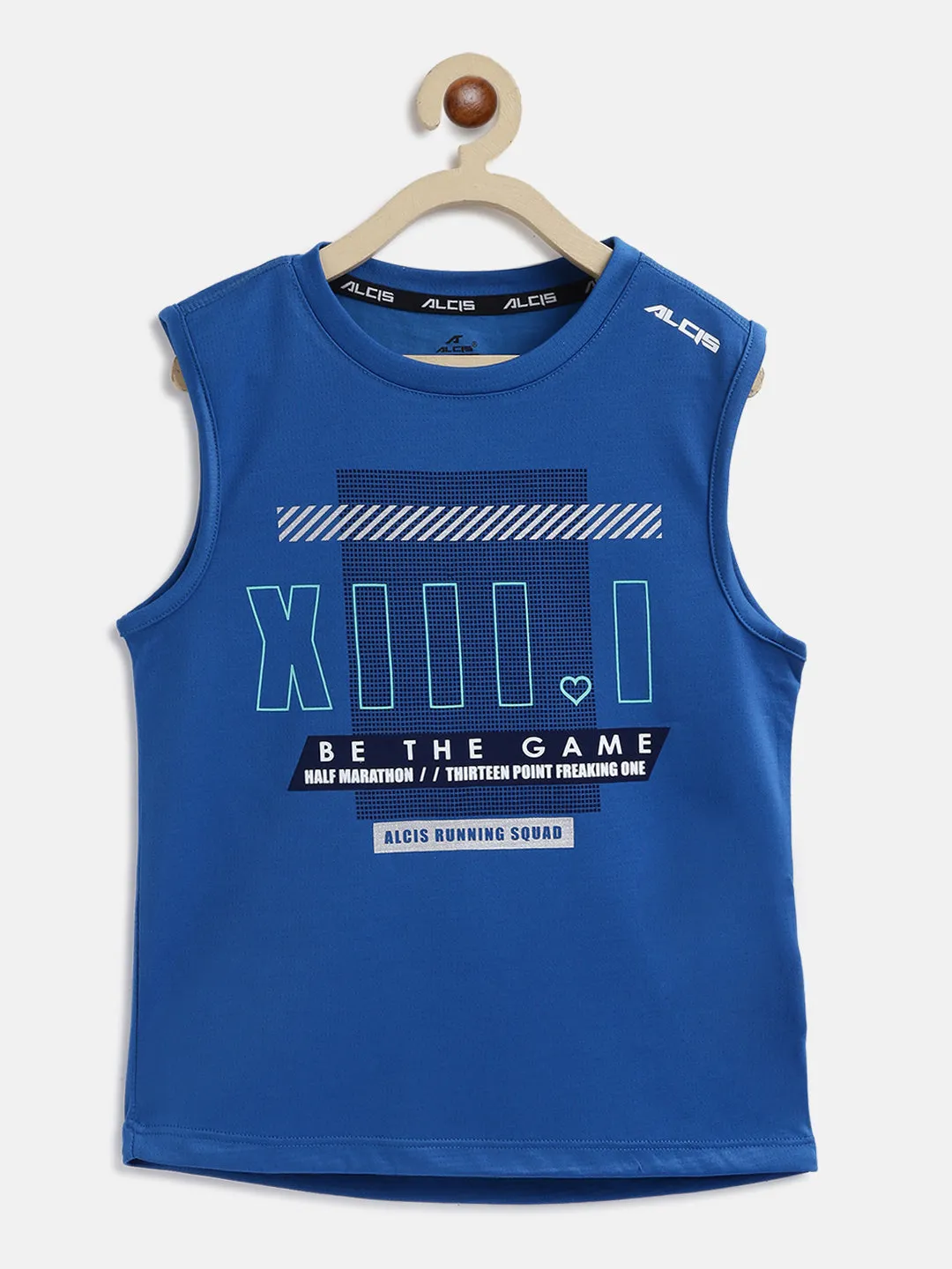 ALCIS Boys Printed Blue T-Shirt