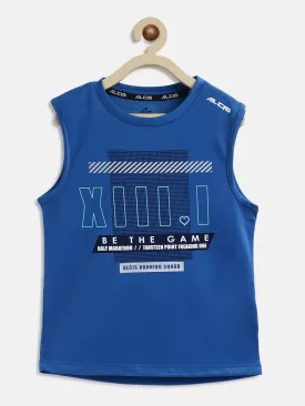 ALCIS Boys Printed Blue T-Shirt