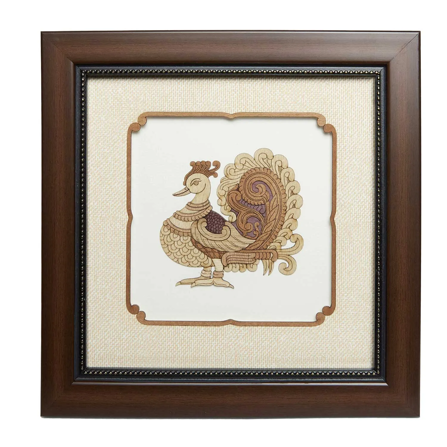 Annapakshi Wood Art Frame 8 in x 8 in