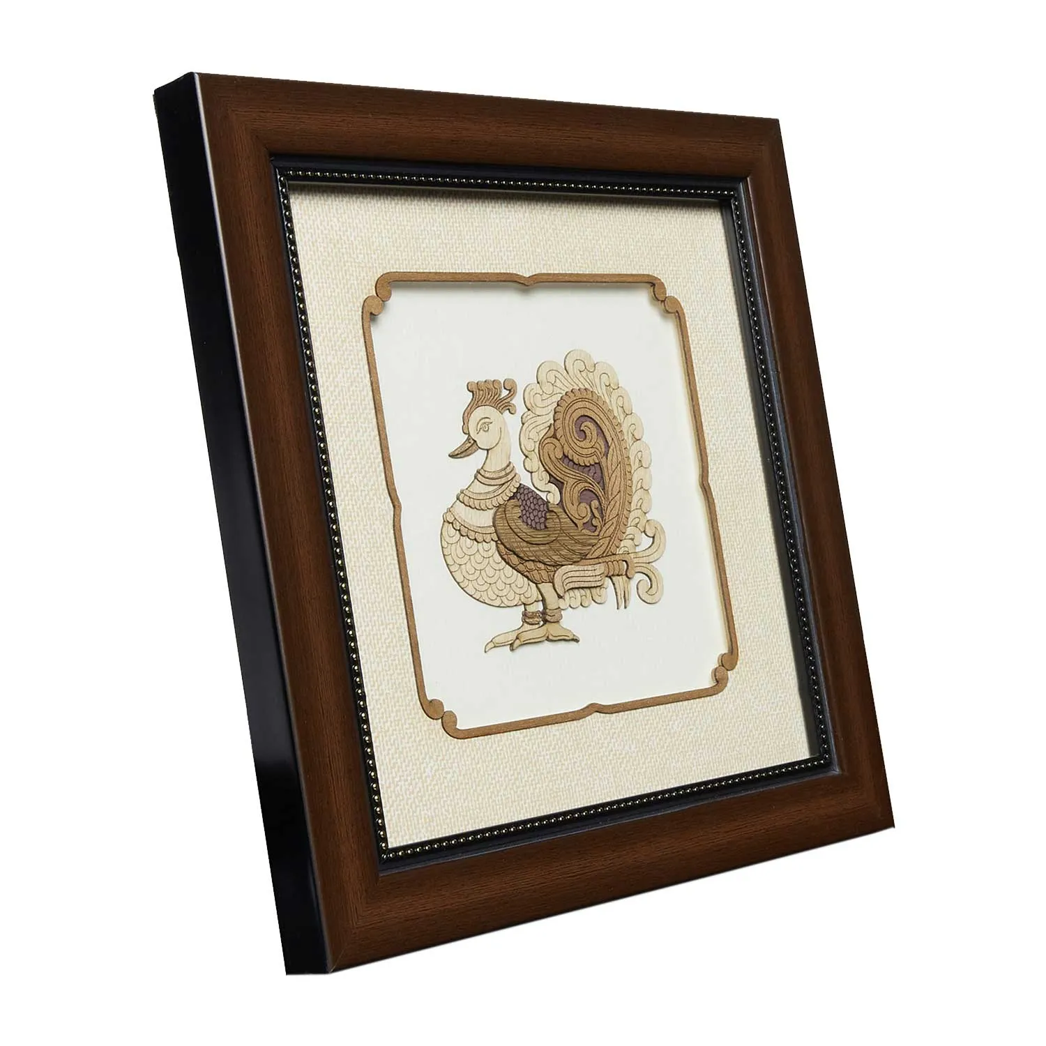 Annapakshi Wood Art Frame 8 in x 8 in