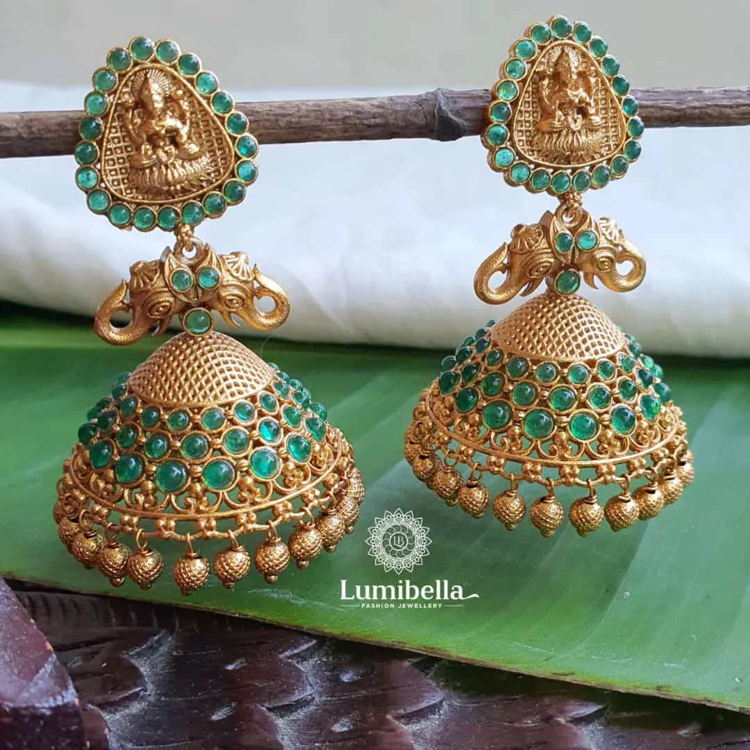 Antique Temple Jhumki