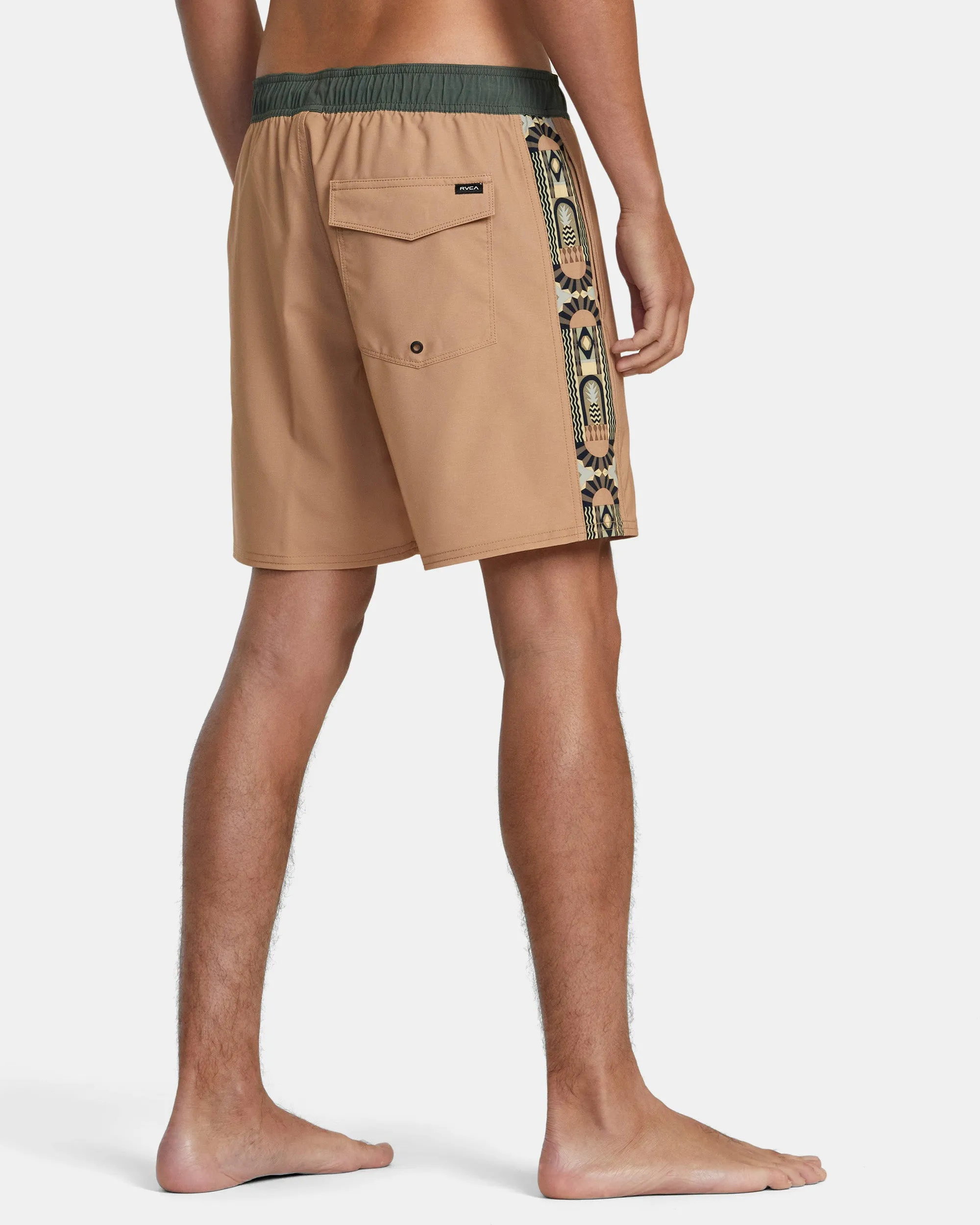 Apex Elastic Waist Boardshorts 17" - Camel