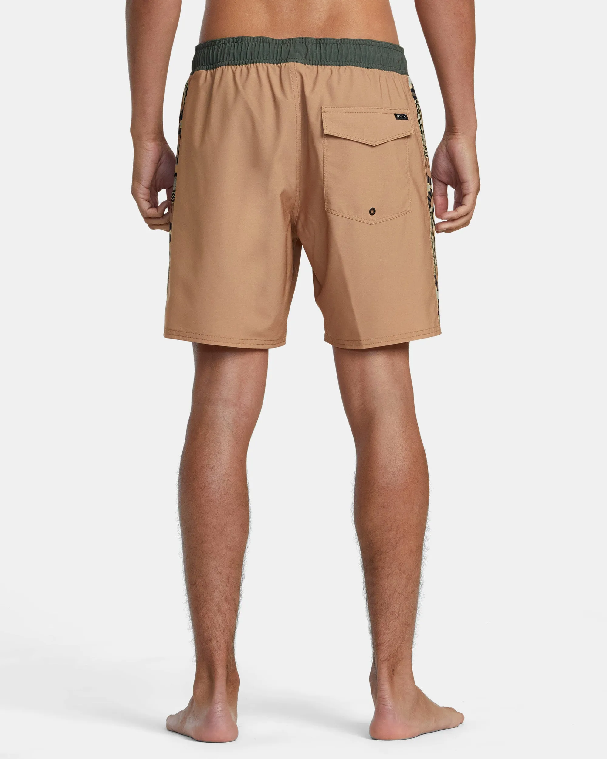 Apex Elastic Waist Boardshorts 17" - Camel