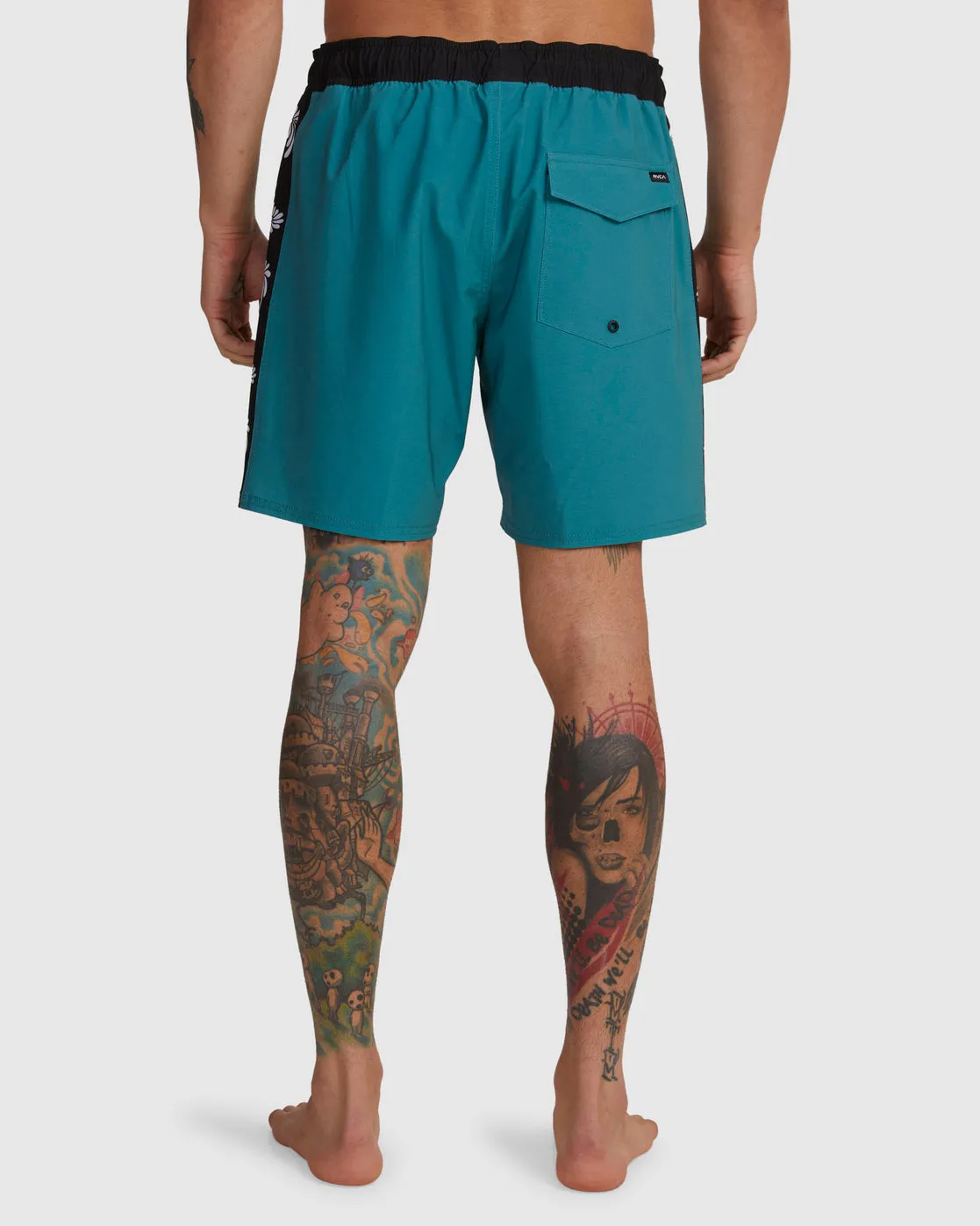 Apex Elastic Waist Boardshorts 17" - North Sea
