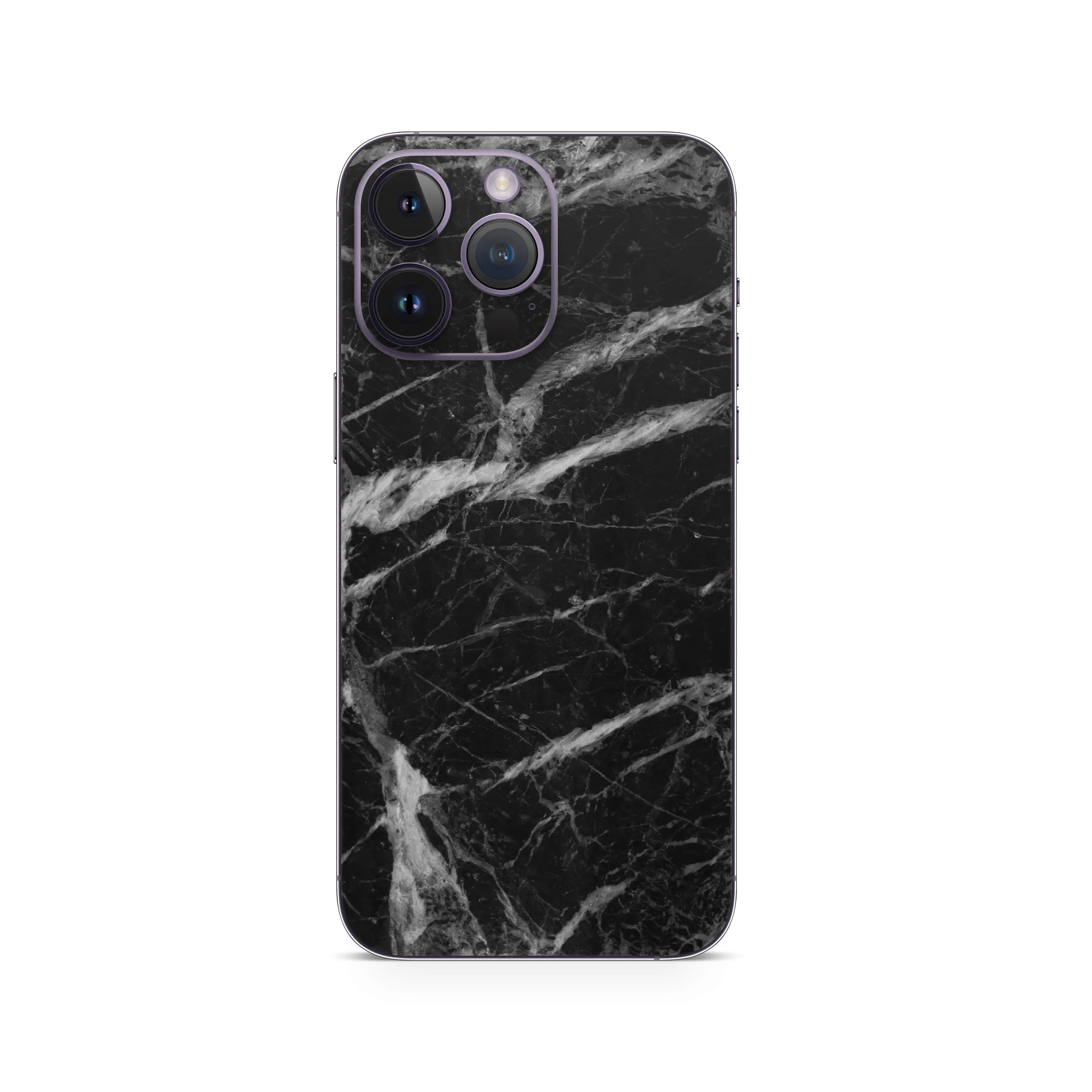 Apple iPhone Black Marble Skin