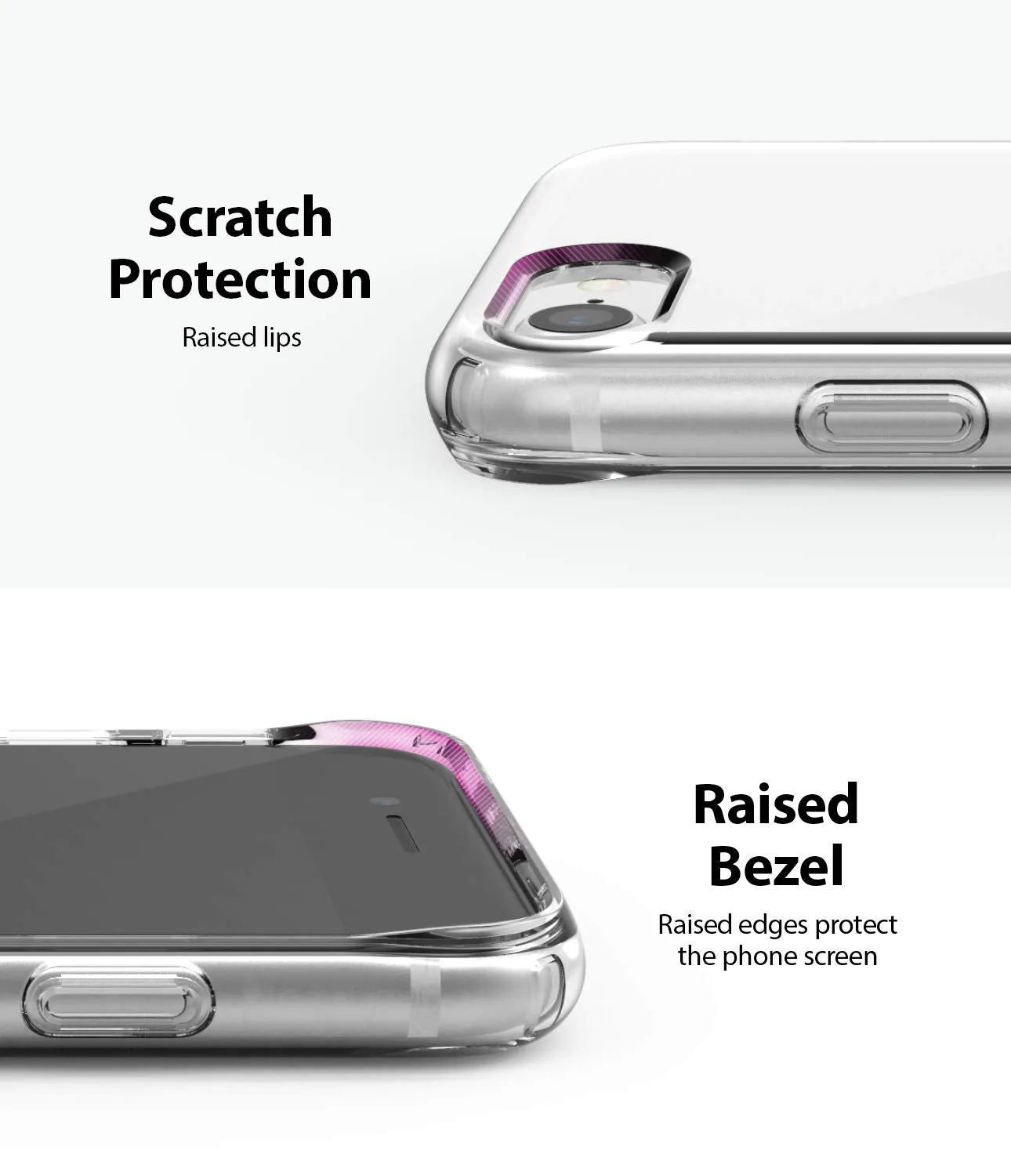 Apple iPhone SE (2nd generation) Back Cover Case | Air - Clear