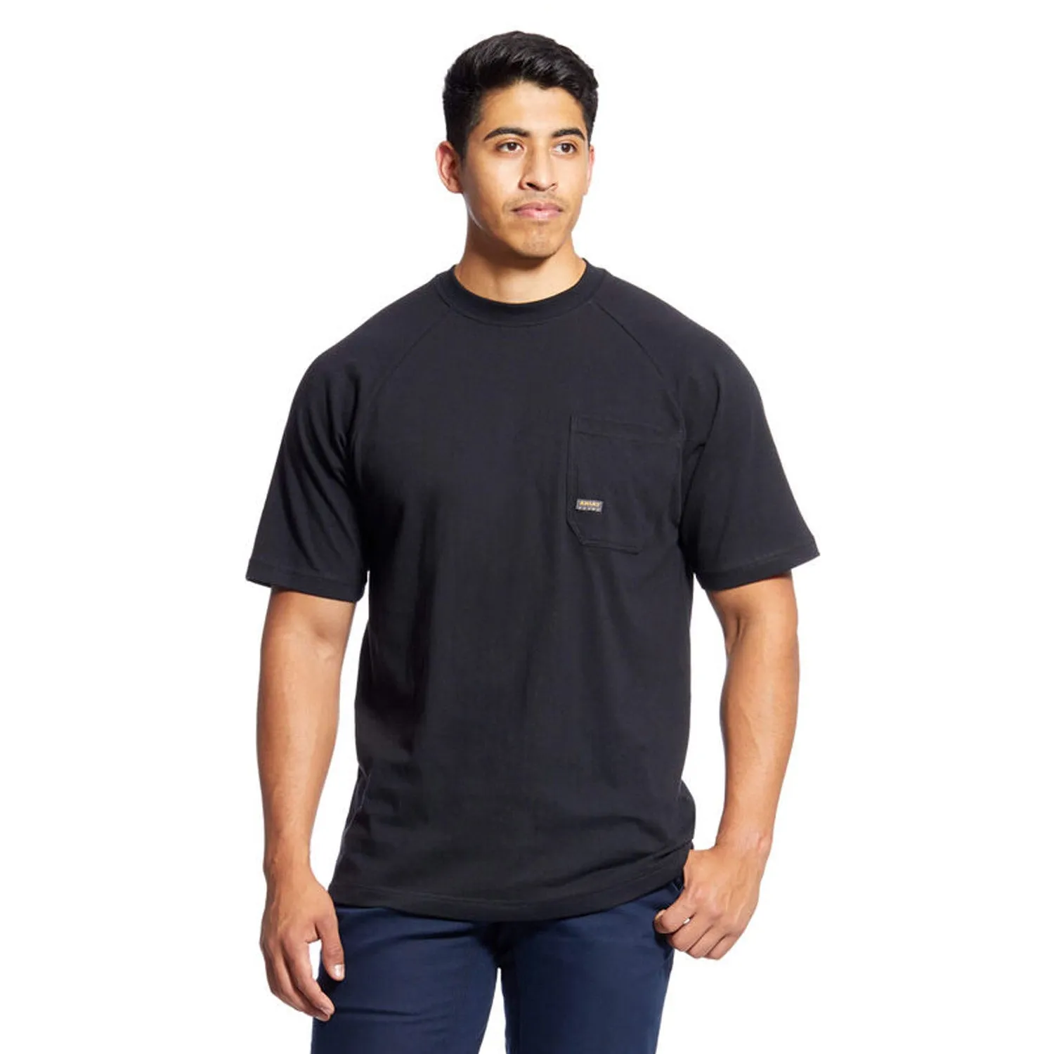 Ariat Men's Rebar CottonStrong T-Shirt_Black