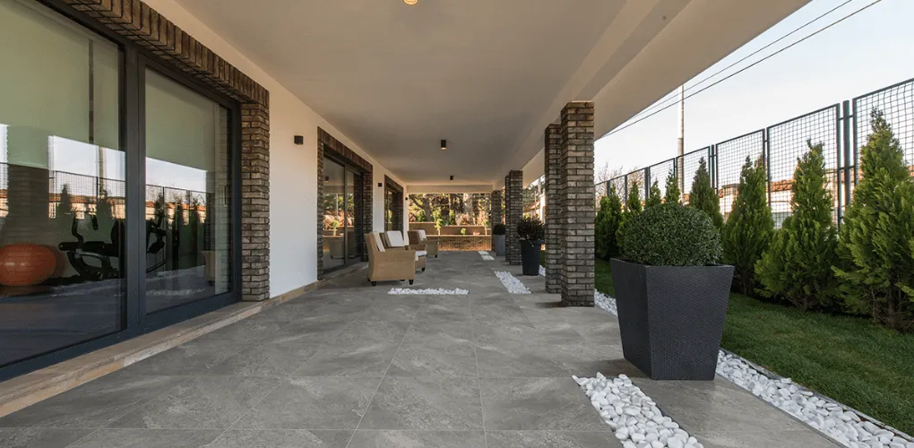 Arterra Porcelain Paver Quarzo Gray 24"x48"
