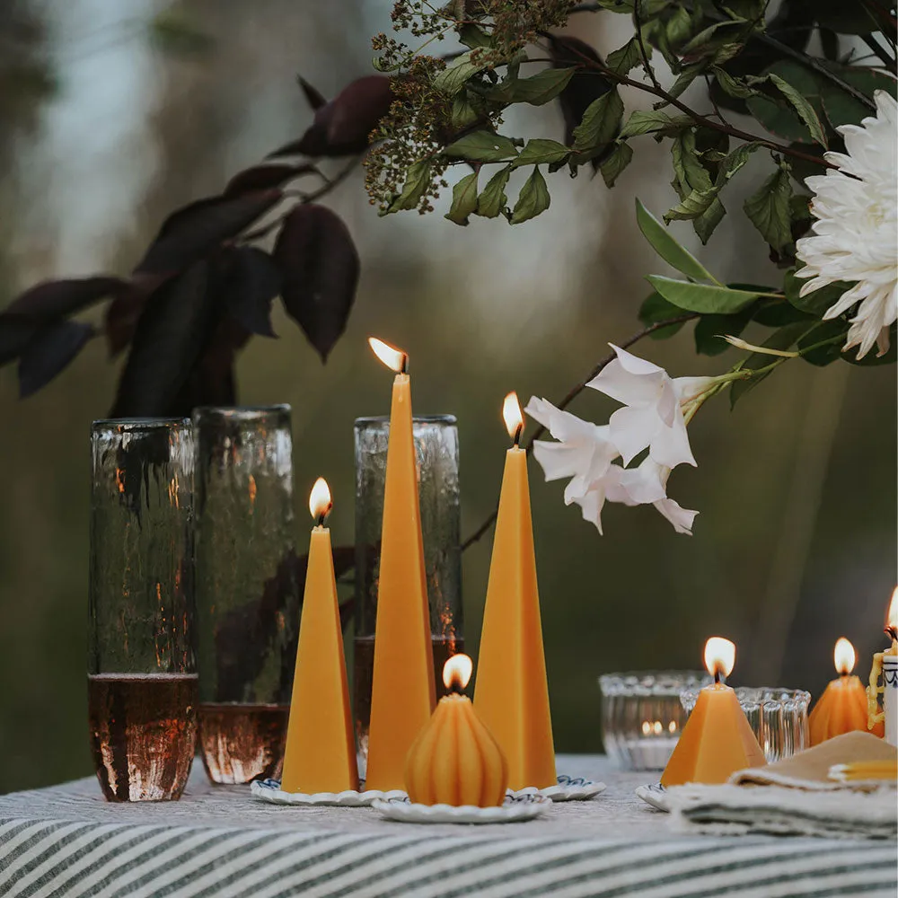 Beeswax Hexagon Candle Set