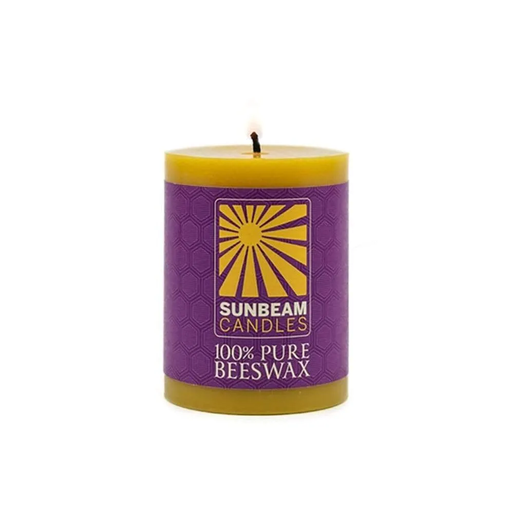 Beeswax Smooth Pillar Candles