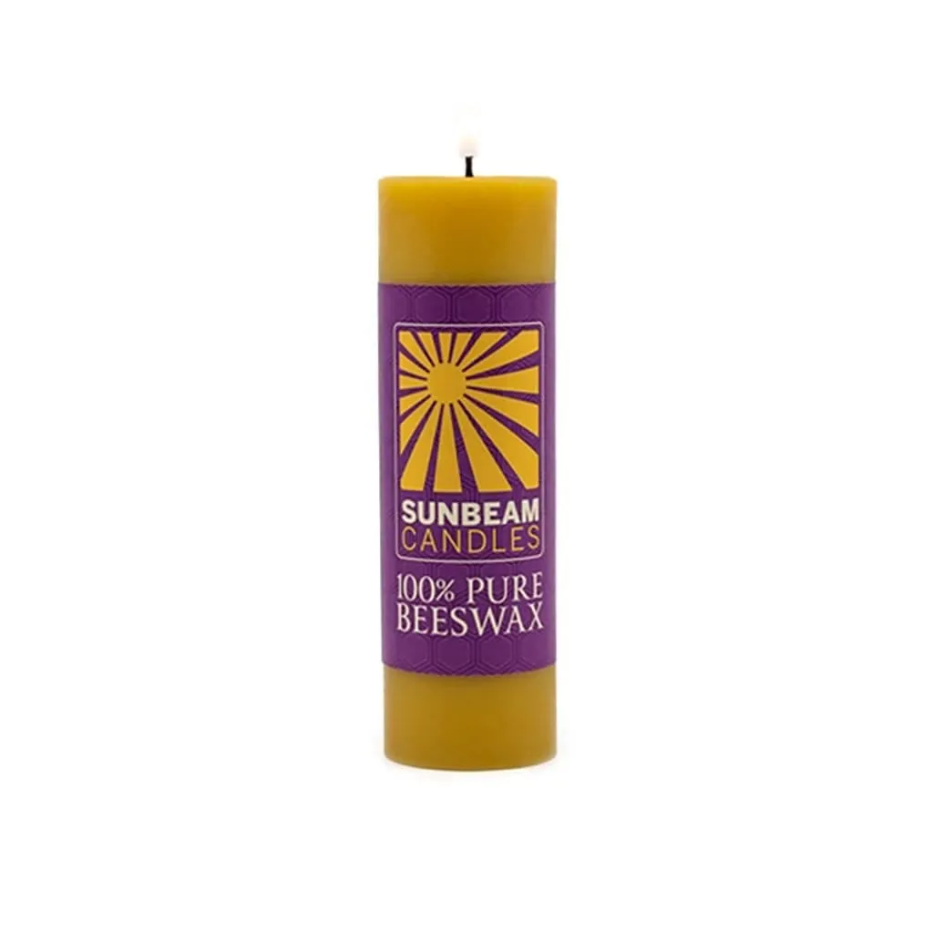 Beeswax Smooth Pillar Candles