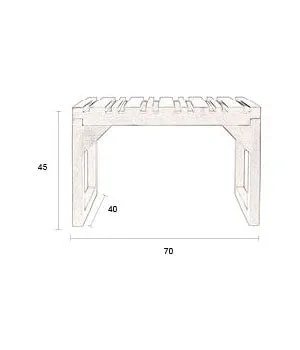 Bench Jakub Walnut