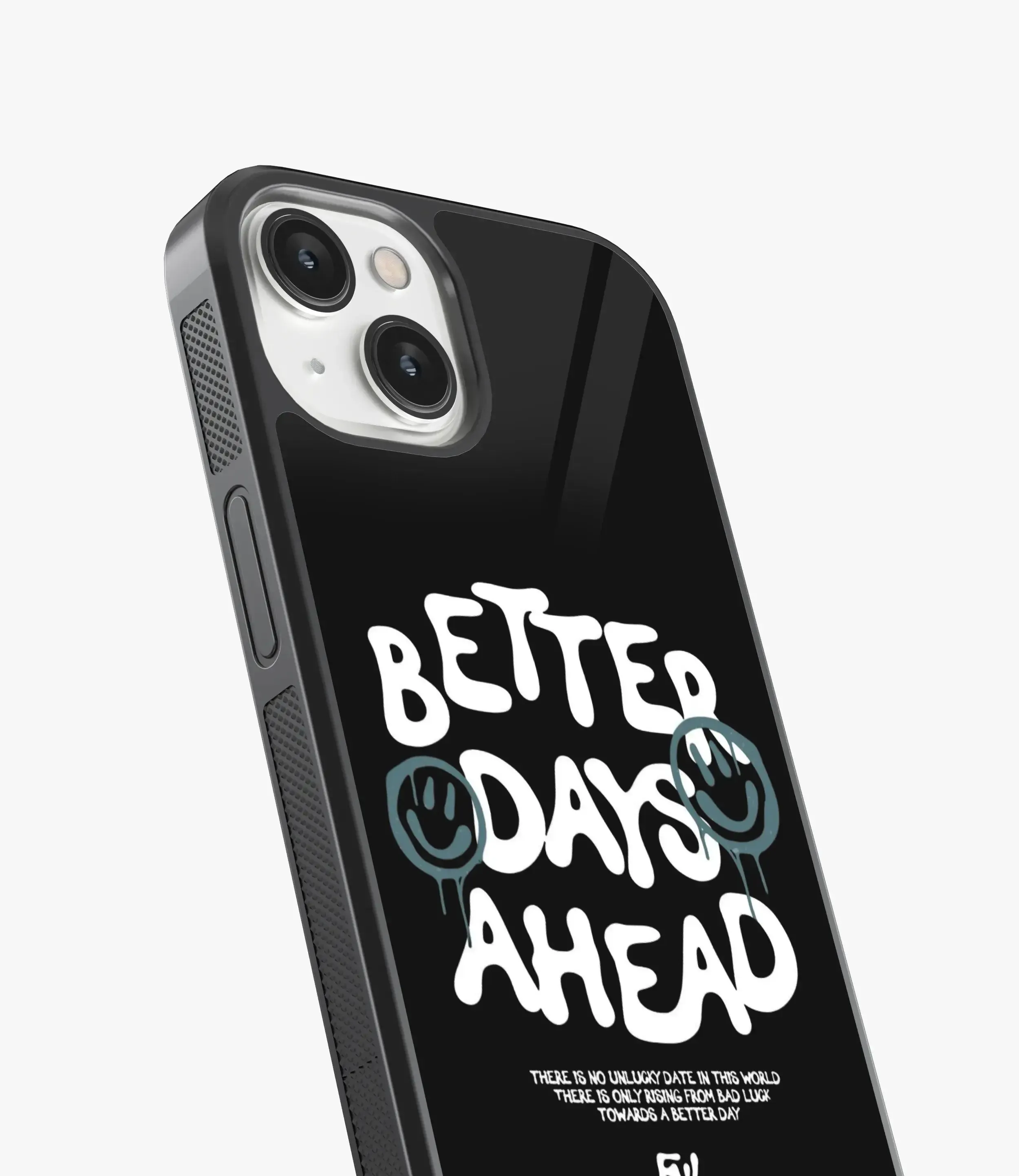 Better Days Ahead Glass Phone Case