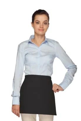 Black Squared Waist Apron (2 Pockets)