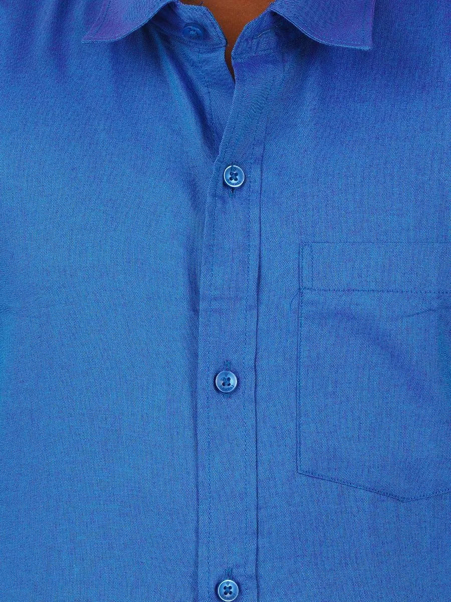 Boys Matching Dhoti & Shirt Combo Madison Blue OX15