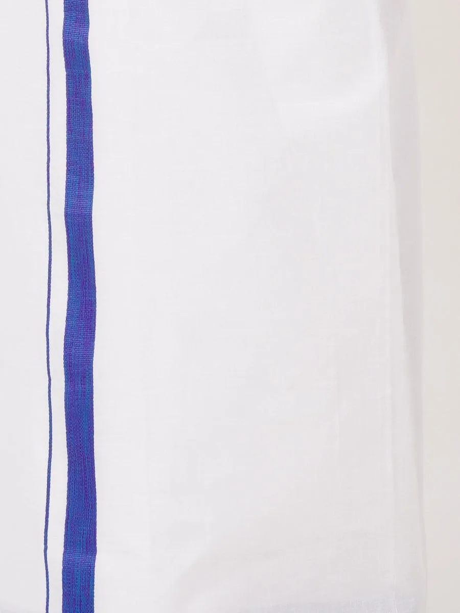 Boys Matching Dhoti & Shirt Combo Madison Blue OX15