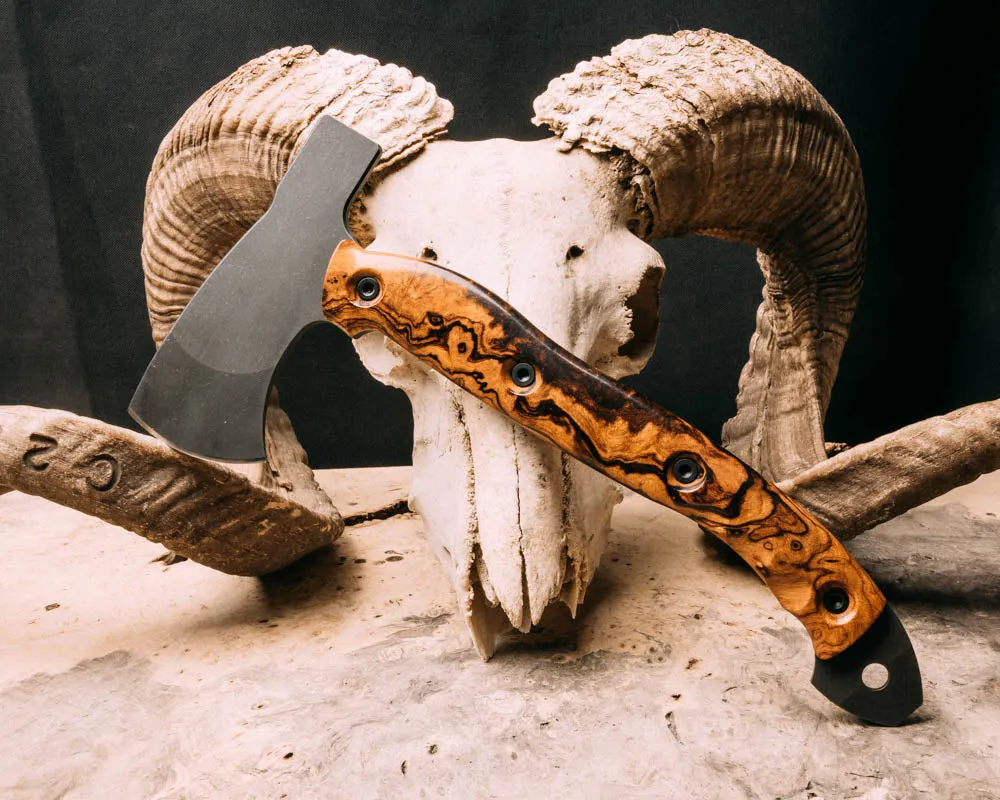 Camp Hatchet- desert Ironwood, allen bolts, grooved grip