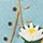 Claude Monet Embroidered Holiday Ornament