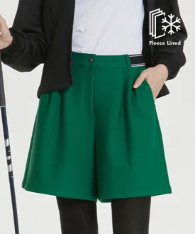 Cordublo Wide Half Pants - Green