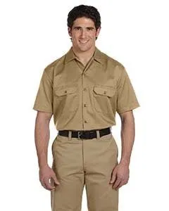 Dickies 2 Short-Sleeve Work Shirt 1574 Khaki