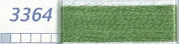DMC Six Strand Embroidery Floss Columns 10, 11, and 12 on DMC chart