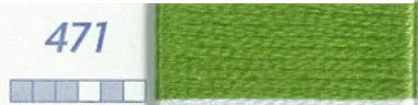 DMC Six Strand Embroidery Floss Columns 10, 11, and 12 on DMC chart