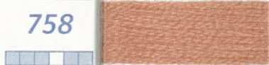 DMC Six Strand Embroidery Floss Columns 16, 17, 18 and 19 on DMC chart