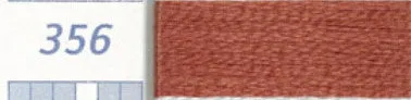 DMC Six Strand Embroidery Floss Columns 16, 17, 18 and 19 on DMC chart