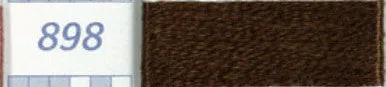 DMC Six Strand Embroidery Floss Columns 16, 17, 18 and 19 on DMC chart