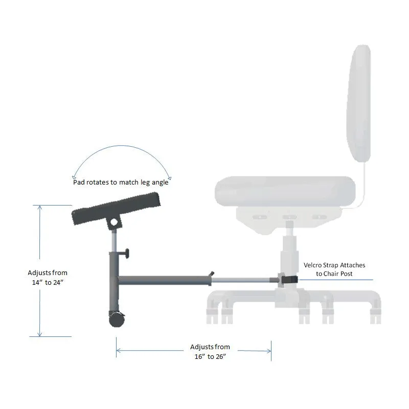 ErgoUP Curve Single Leg Rest