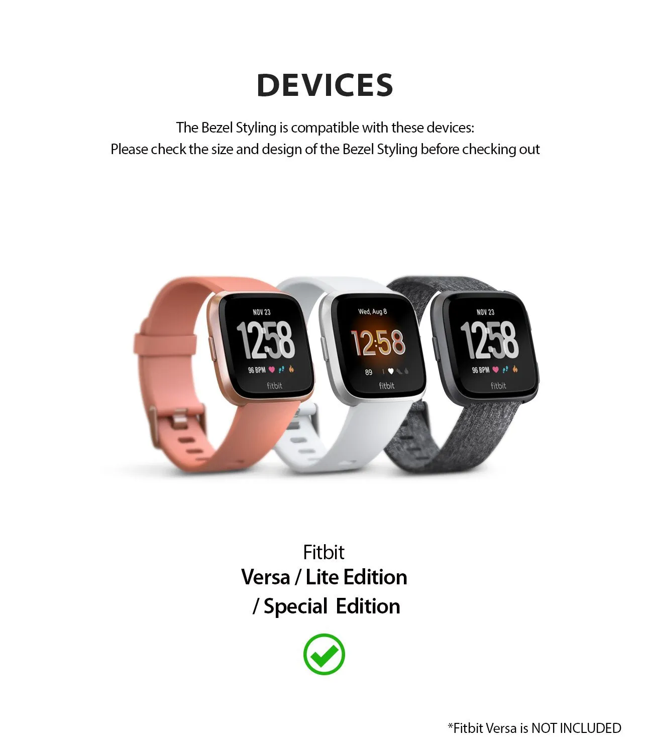 Fitbit Versa | Bezel Styling 06