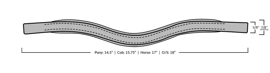 Flexible Fit Clear Crystal Mid Wave Browband