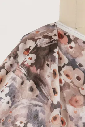 Foggy Garden Linen Woven