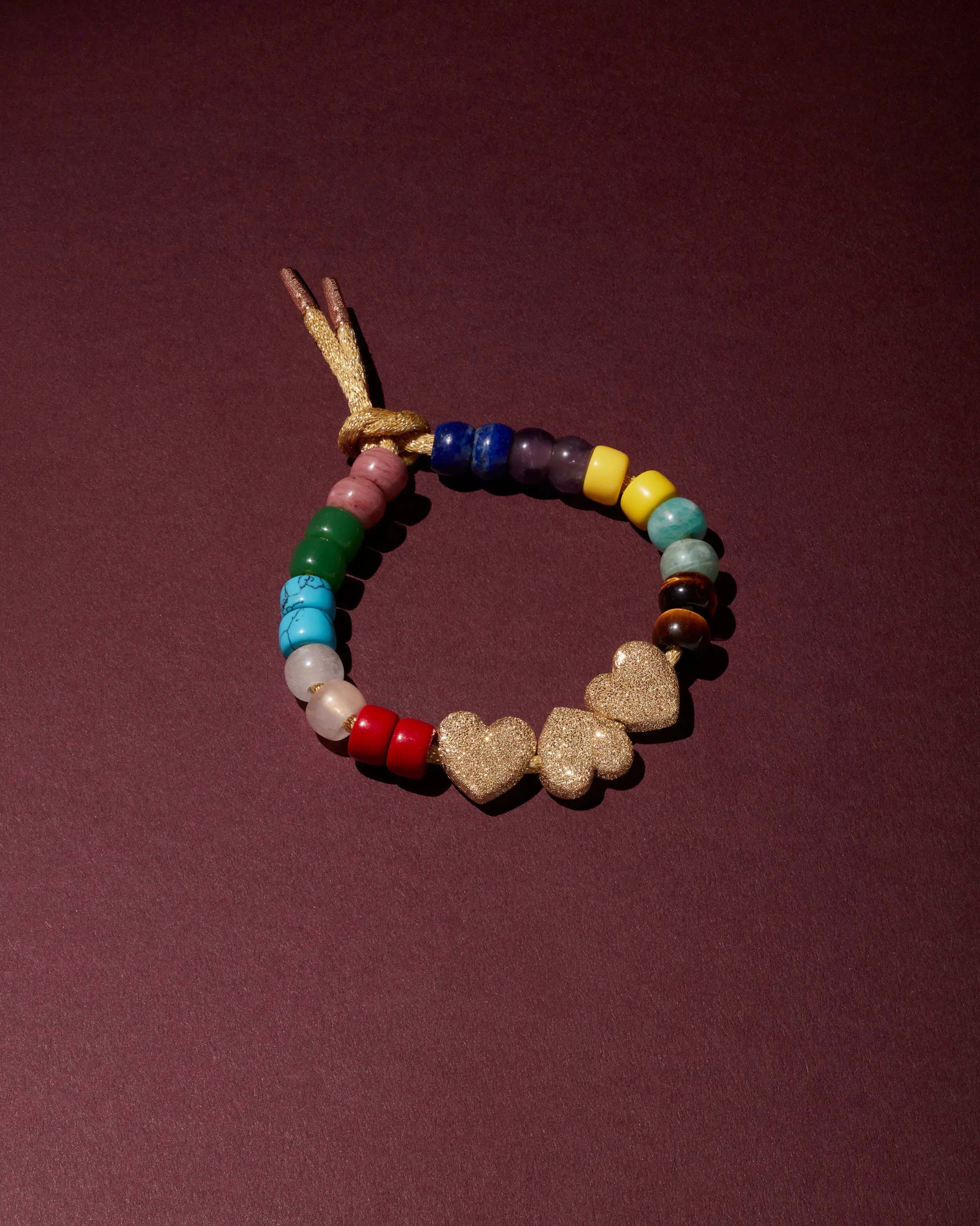 FORTE Got Lucky Florentine Finish Cuore Bead