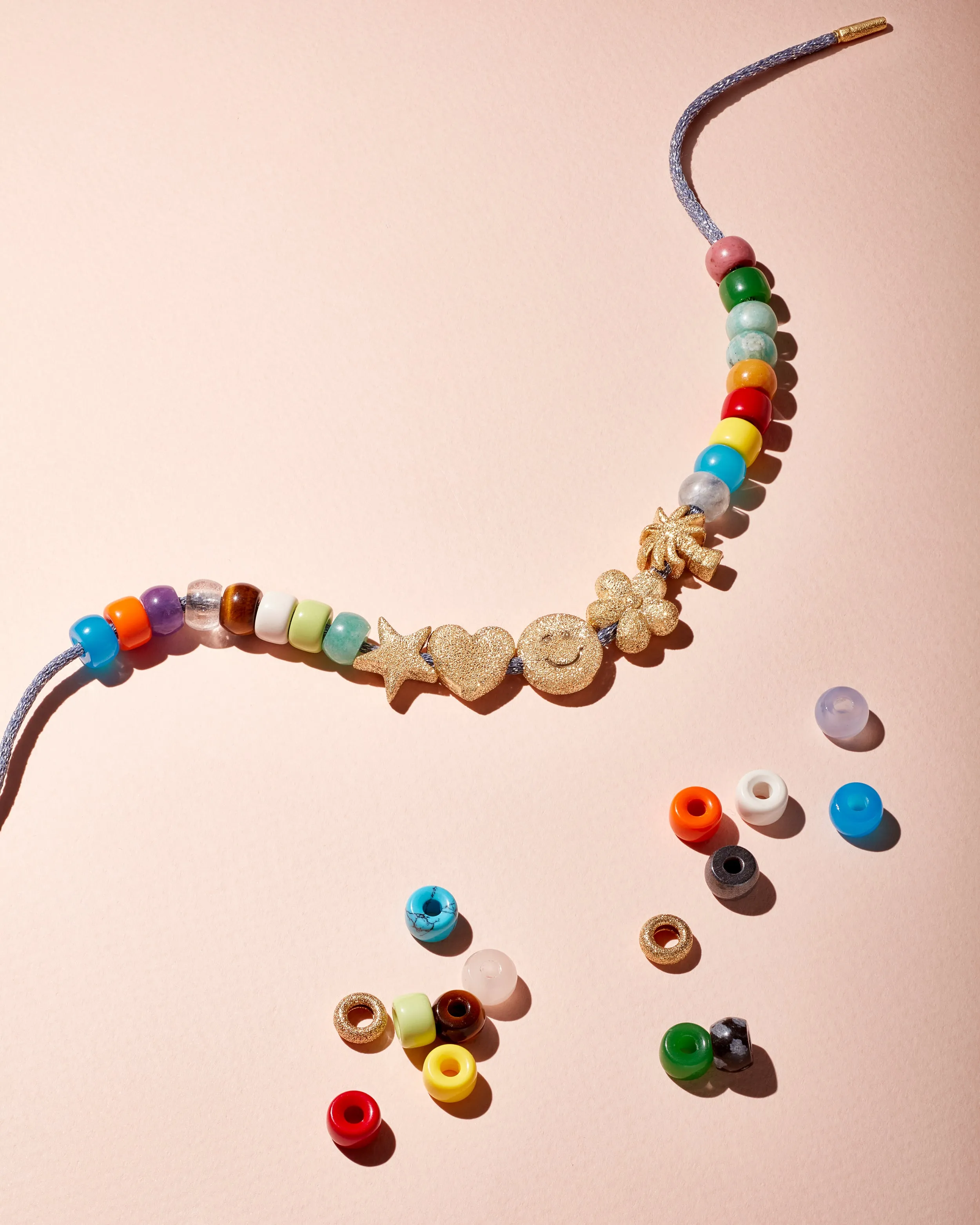 FORTE Got Lucky Florentine Finish Cuore Bead