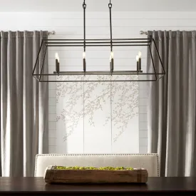 Gabriel 8 Light Linear Chandelier
