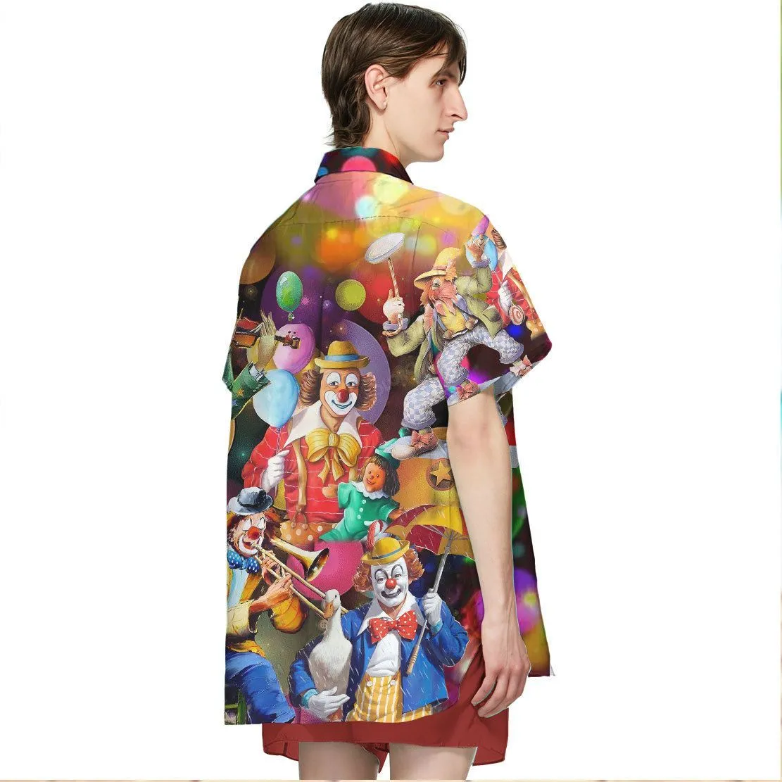 Gearhuman 3D Funny Clowns Hawaii Shirt