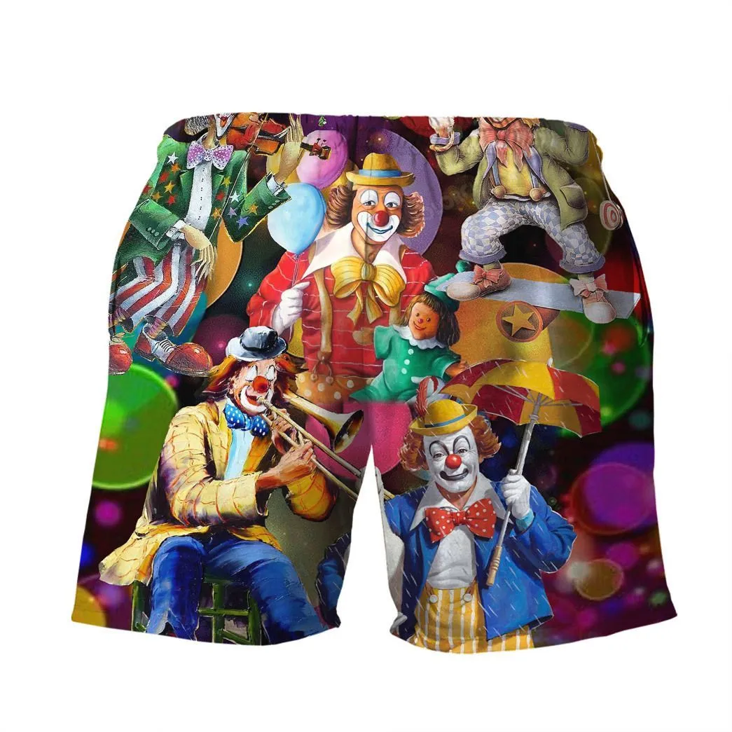 Gearhuman 3D Funny Clowns Hawaii Shirt