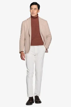 Giacca jersey stretch beige