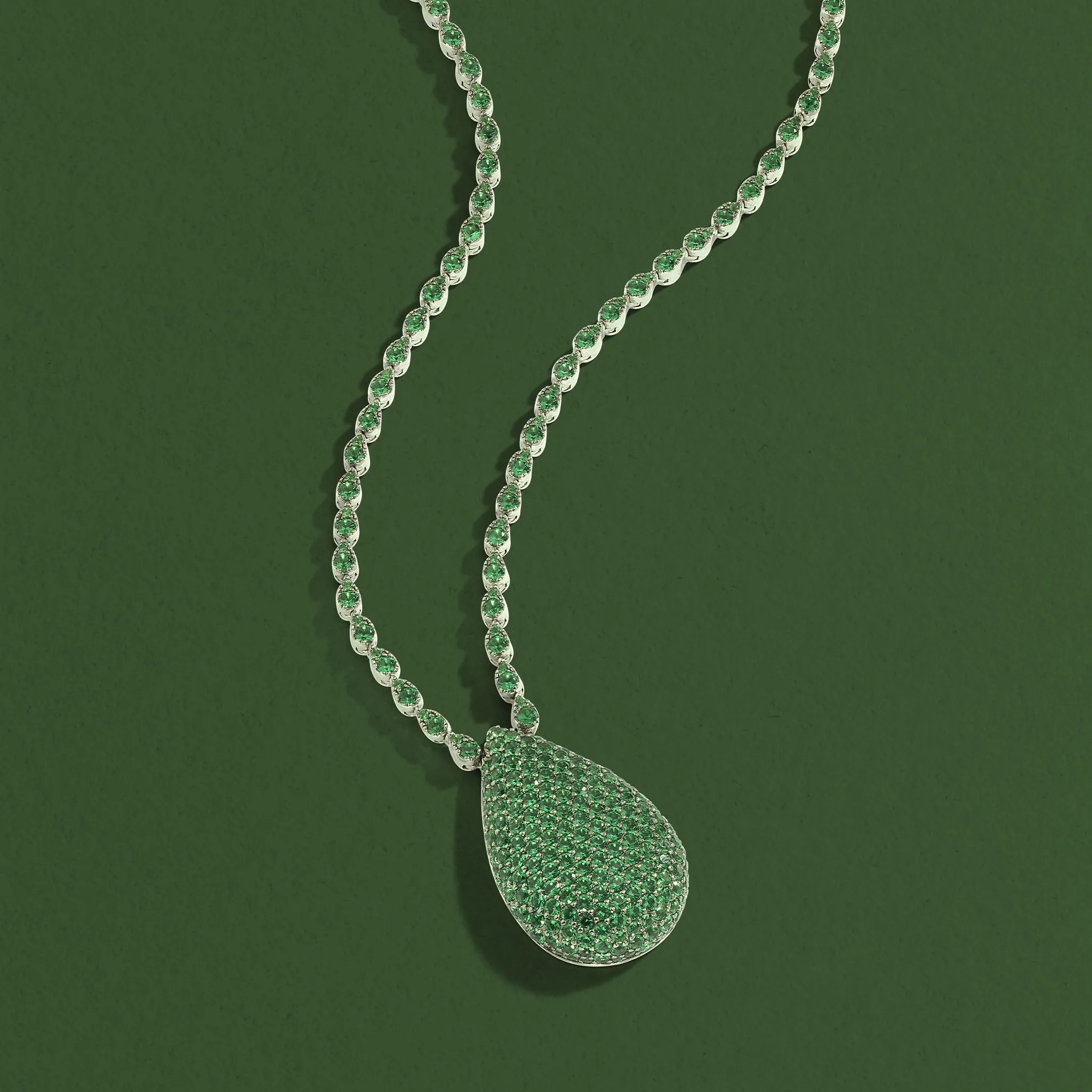 Green Drop Choker